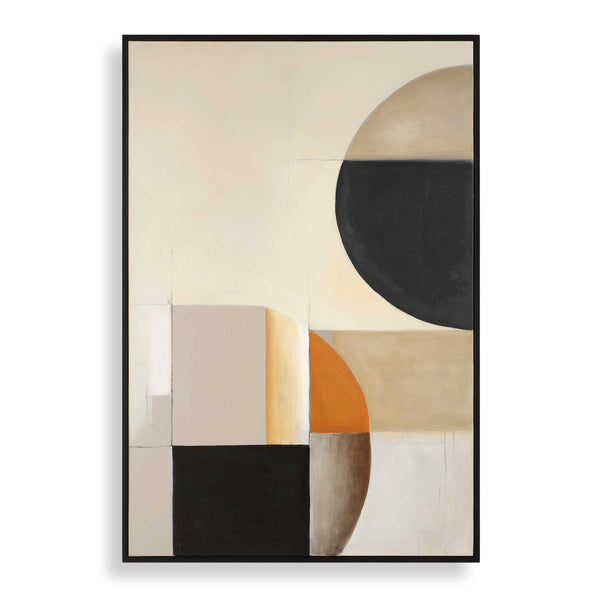 Western Hemisphere Hand Painted Canvas - Uttermost - Sculptures by Modest Hut
