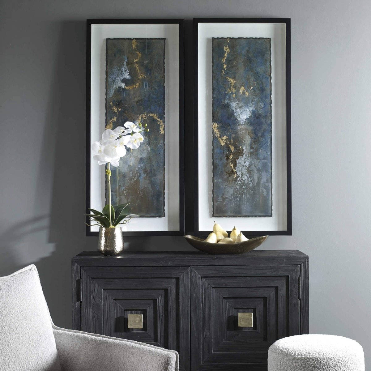 Glimmering Agate Framed Prints - Uttermost - Shadow Boxes by Modest Hut