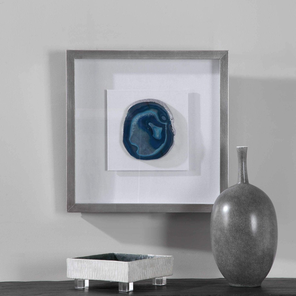 Kali Blue Stone Shadow Box - Uttermost - Shadow Boxes by Modest Hut