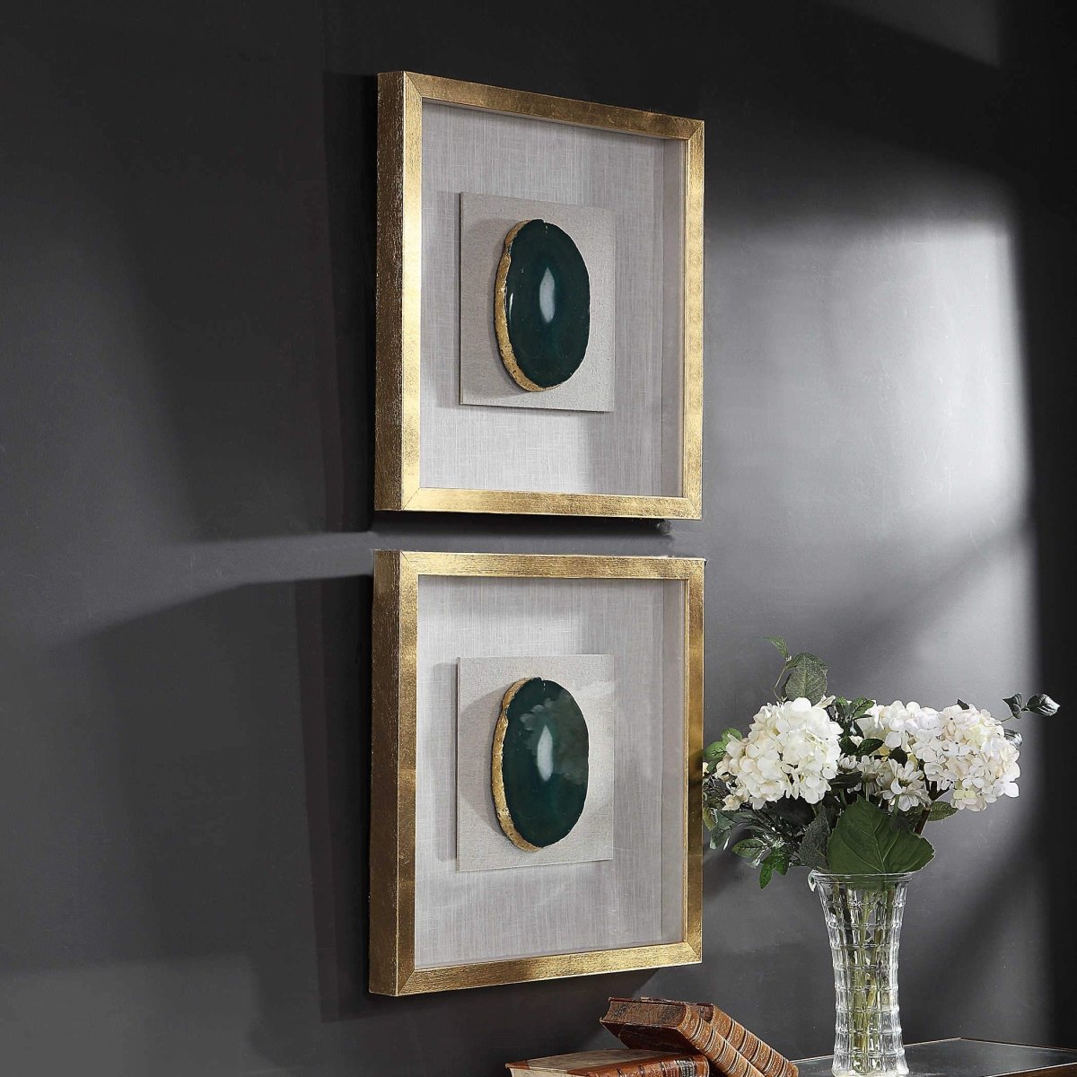 Keeva Agate Stone Shadow Box - Uttermost - Shadow Boxes by Modest Hut