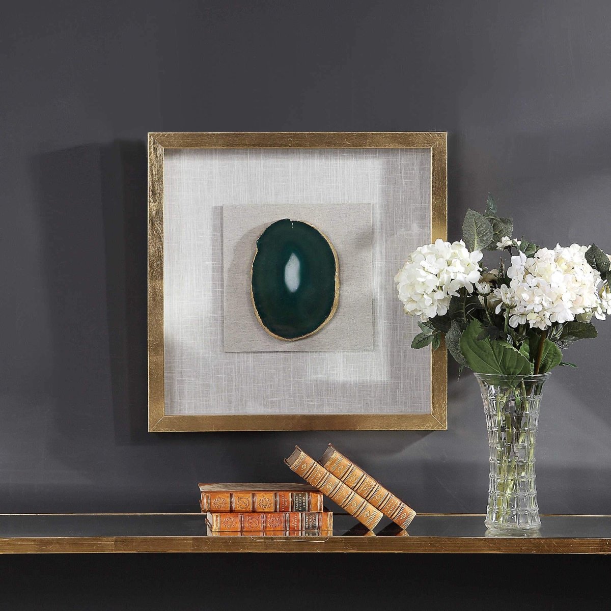 Keeva Agate Stone Shadow Box - Uttermost - Shadow Boxes by Modest Hut