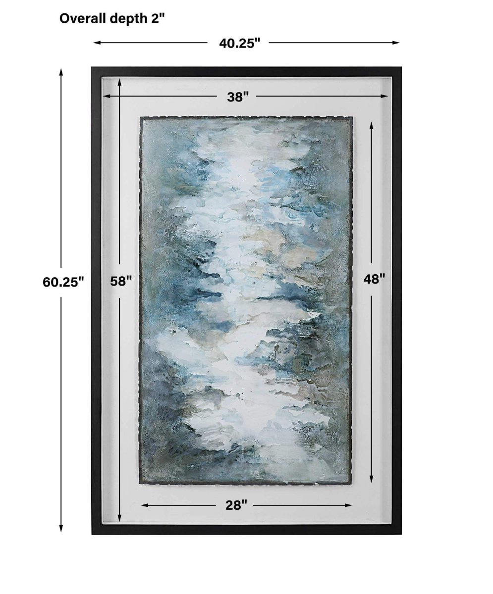 Lakeside Framed Print - Uttermost - Shadow Boxes by Modest Hut