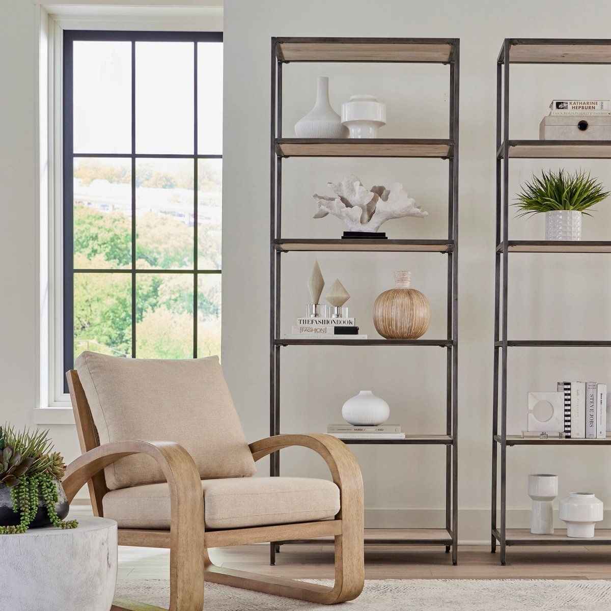 Baldwin Industrial Etagere - Uttermost - Shelving by Modest Hut