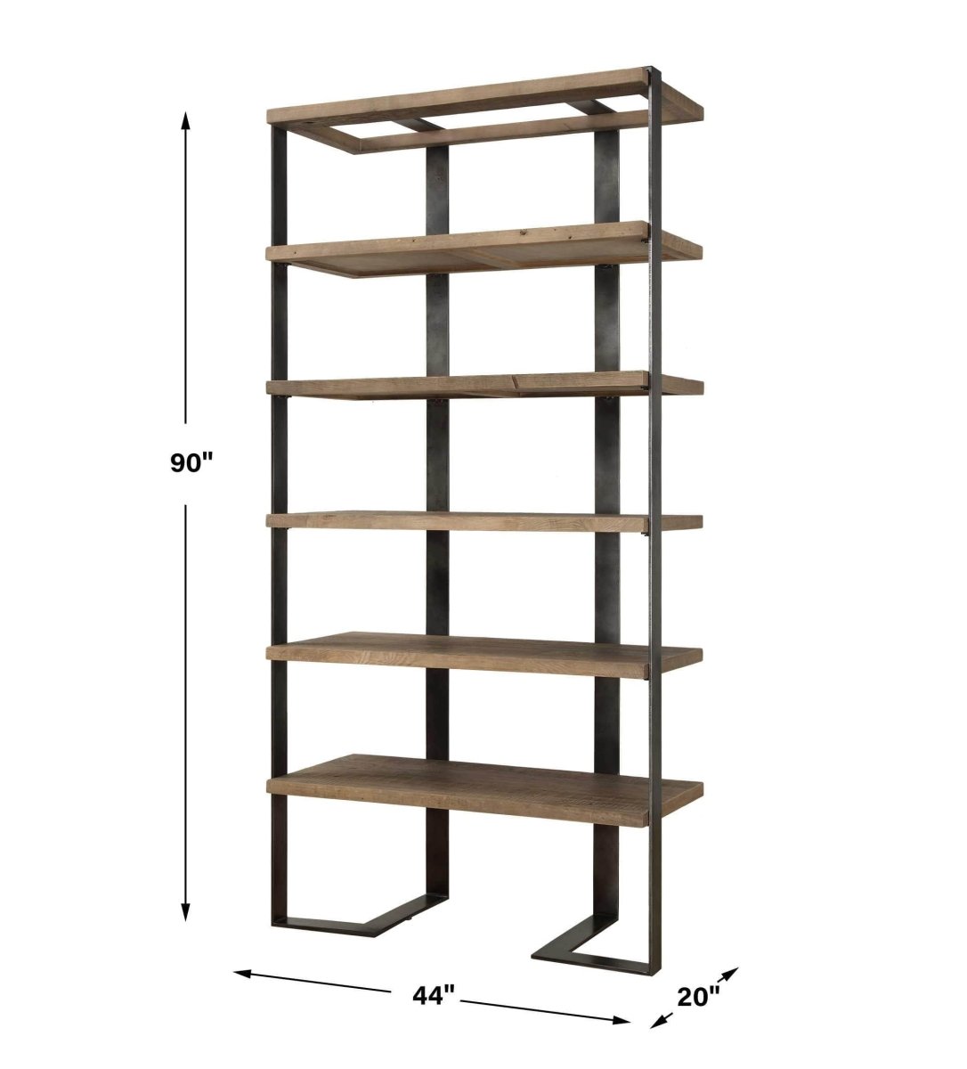 Felix Reclaimed Oak Etagere - Uttermost - Shelving by Modest Hut