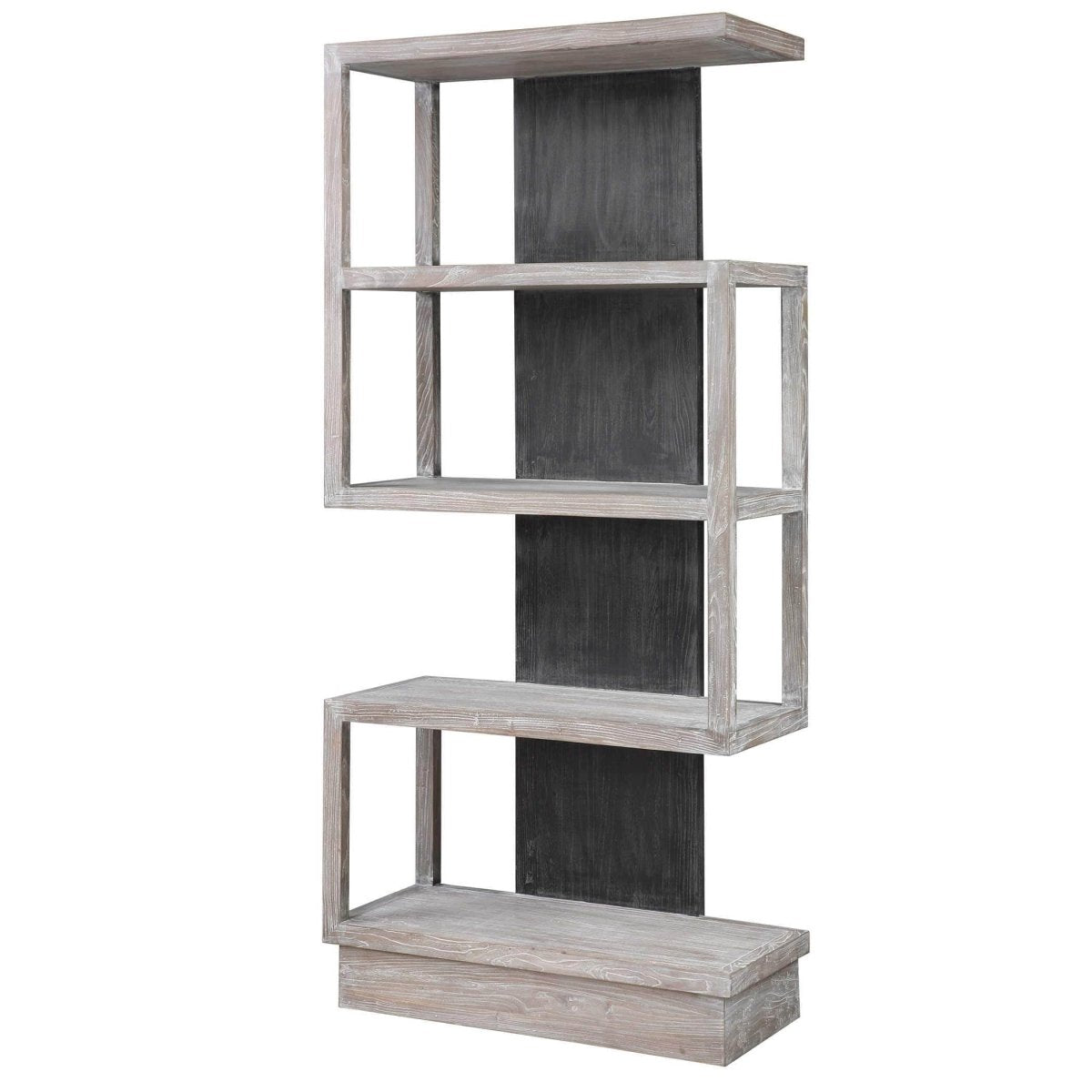 Nicasia Asymmetrical Etagere - Uttermost - Shelving by Modest Hut