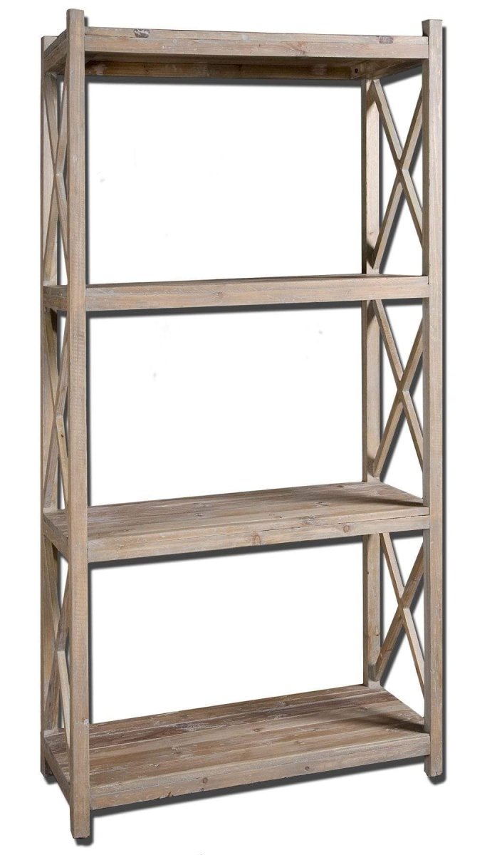 Stratford Wood Etagere - Uttermost - Shelving by Modest Hut