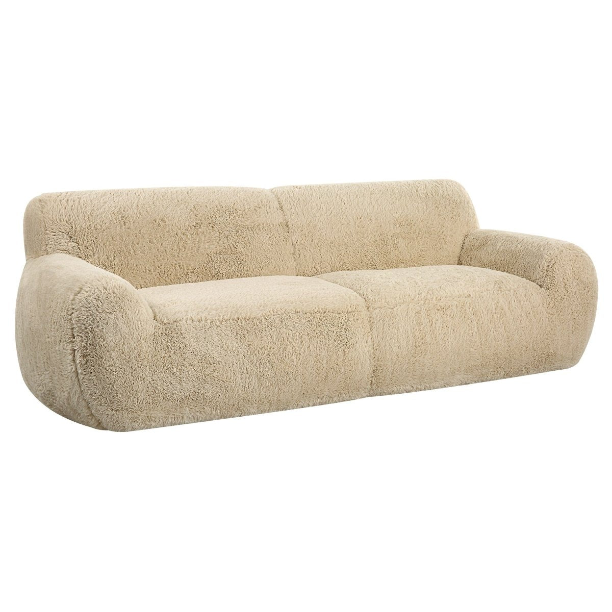 Abide Rounded Sheepskin Sofa - Uttermost - Sofas by Modest Hut