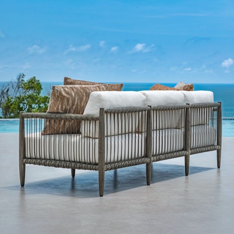 Borneo Outdoor Sofa, Oyster - Uttermost - Sofas by Modest Hut