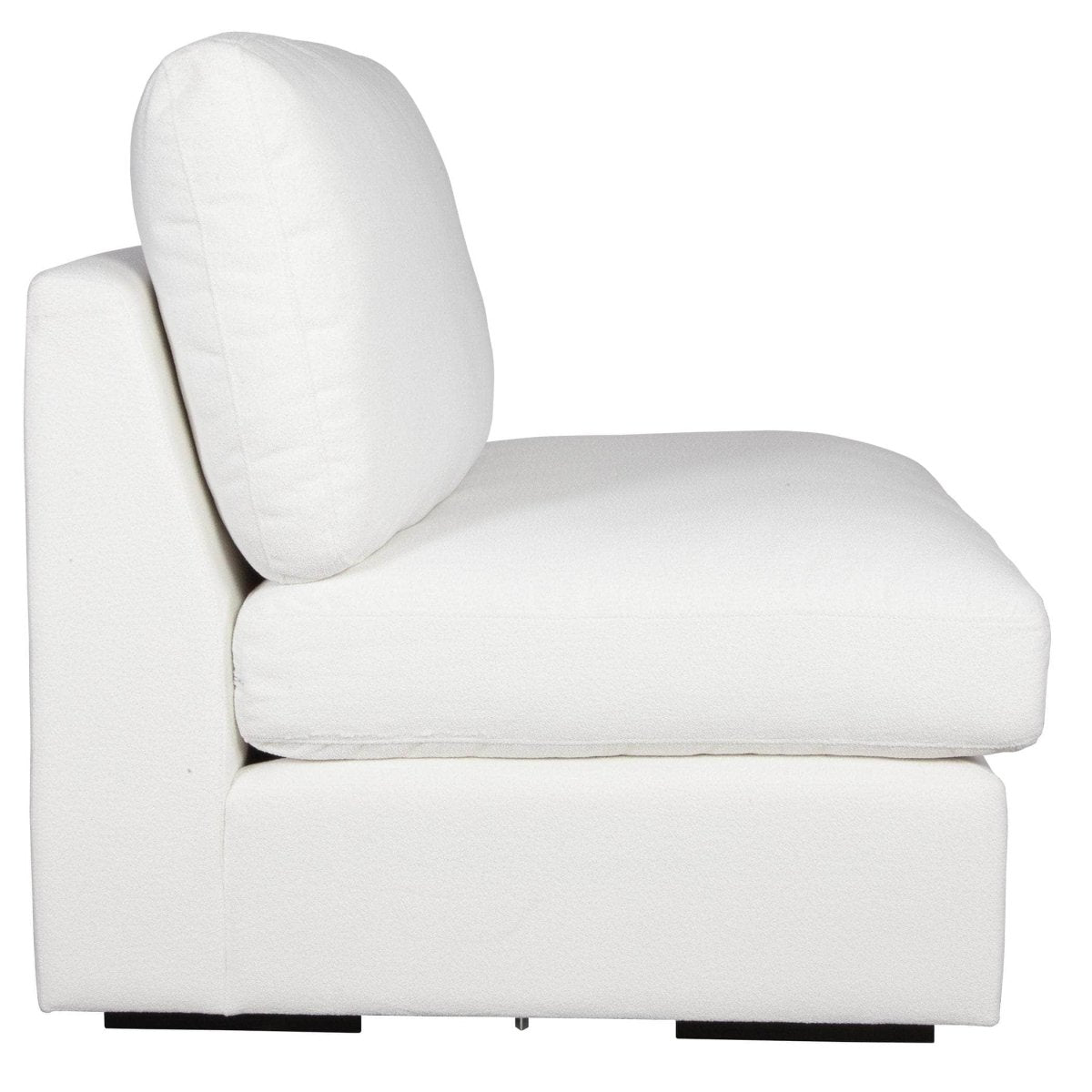 Refuge Armless Arctic White Sofa - Uttermost - Sofas by Modest Hut