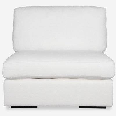 Refuge Armless Arctic White Sofa - Uttermost - Sofas by Modest Hut