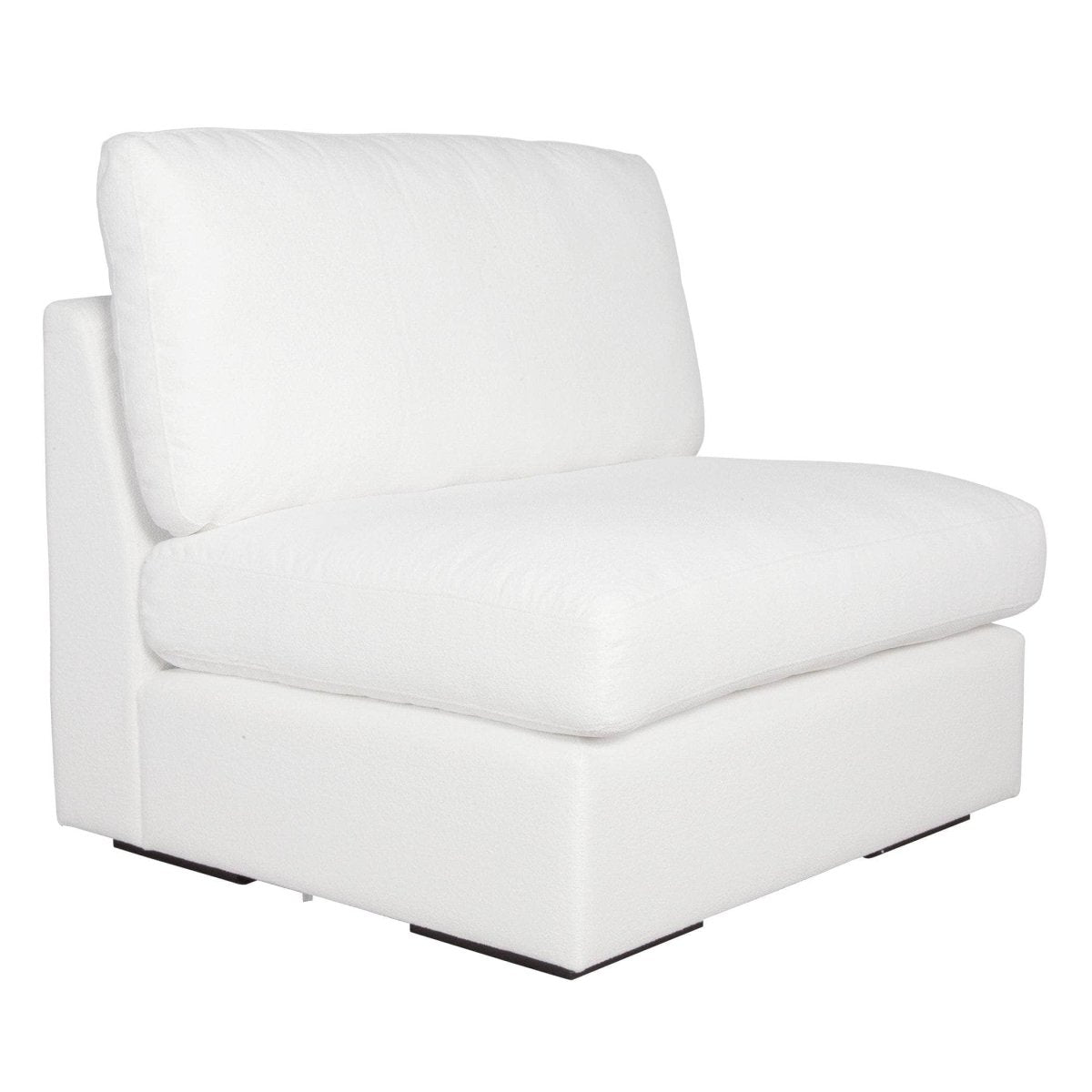 Refuge Armless Arctic White Sofa - Uttermost - Sofas by Modest Hut