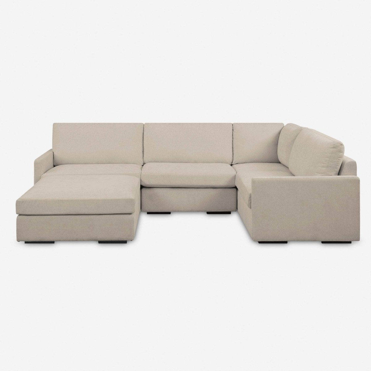 Refuge Armless Sand Sofa - Uttermost - Sofas by Modest Hut