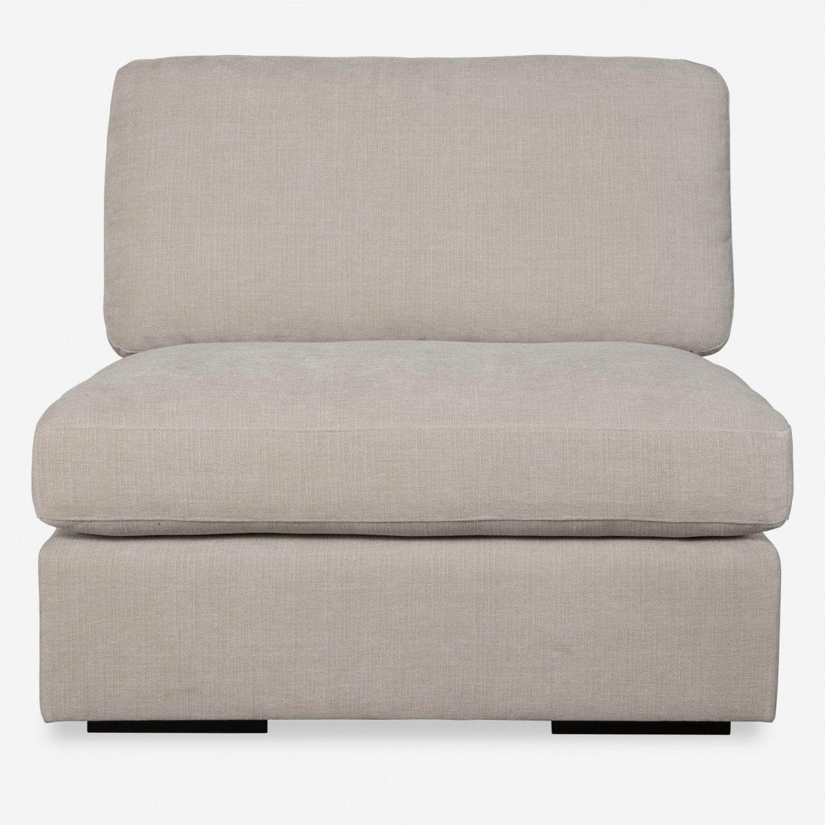 Refuge Armless Sand Sofa - Uttermost - Sofas by Modest Hut