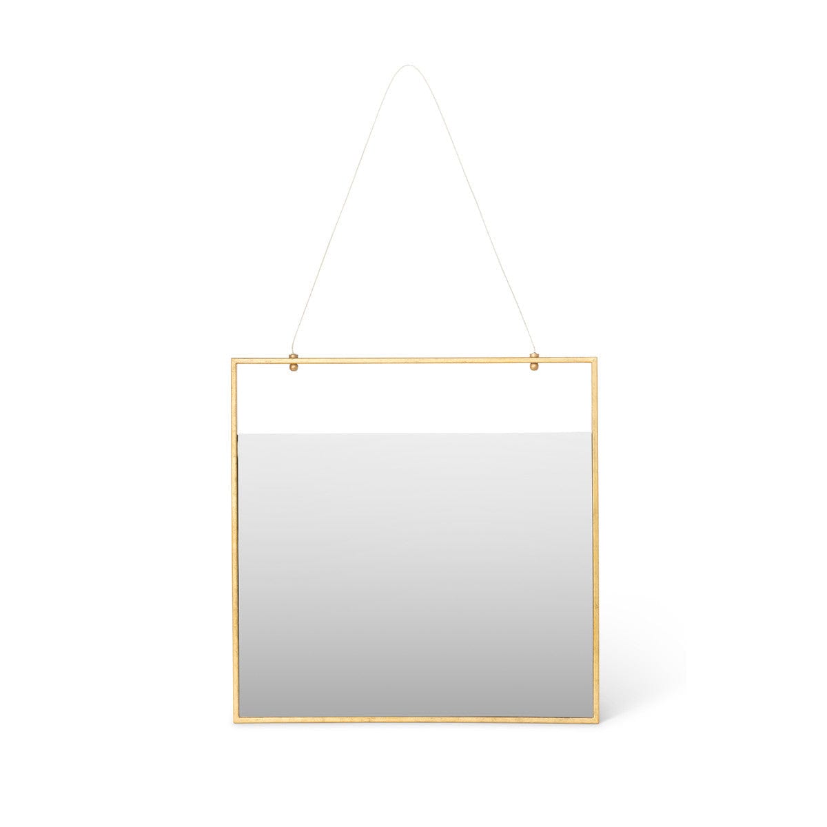 Gable Square Mirror - Park Hill - Square Mirrors by Modest Hut