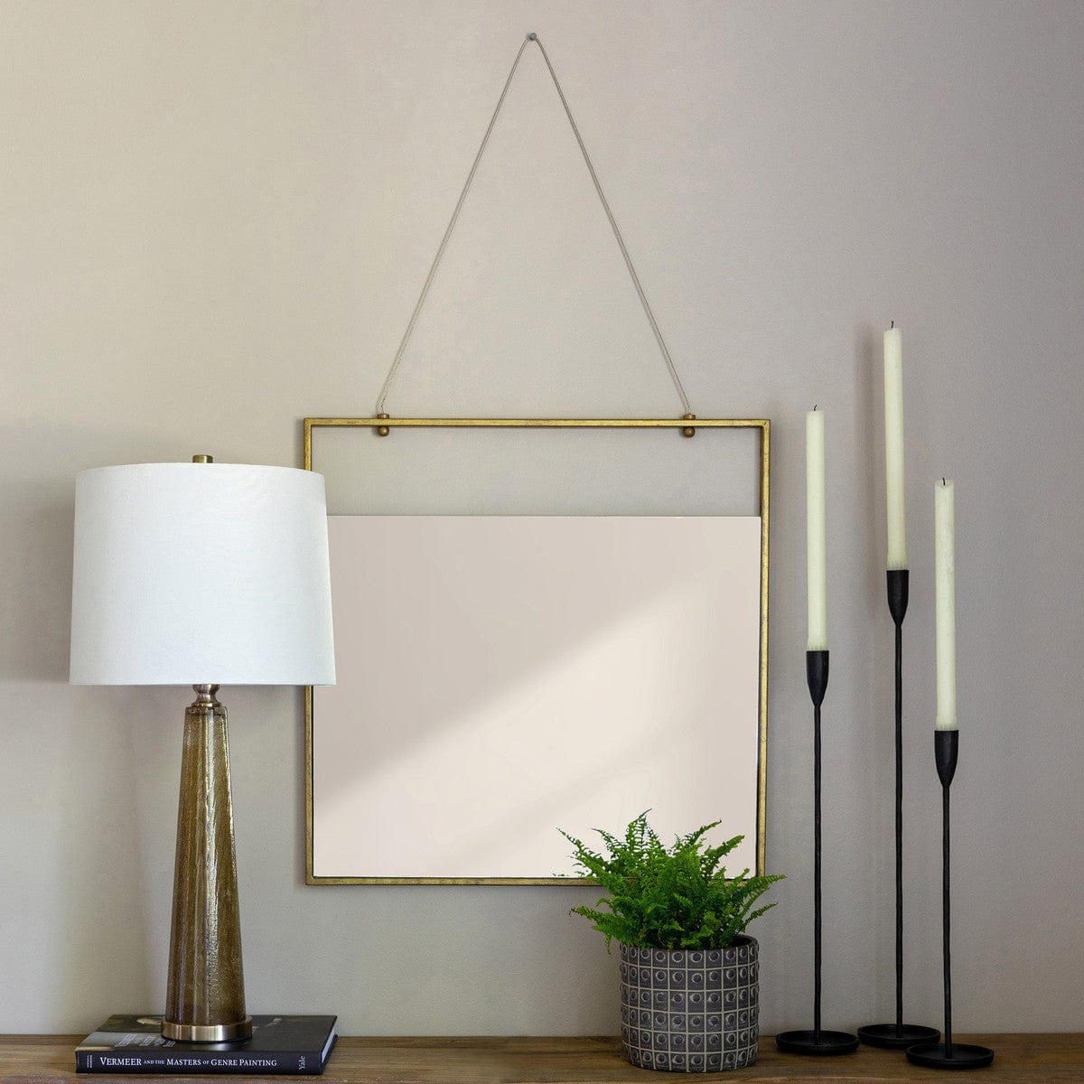 Gable Square Mirror - Park Hill - Square Mirrors by Modest Hut