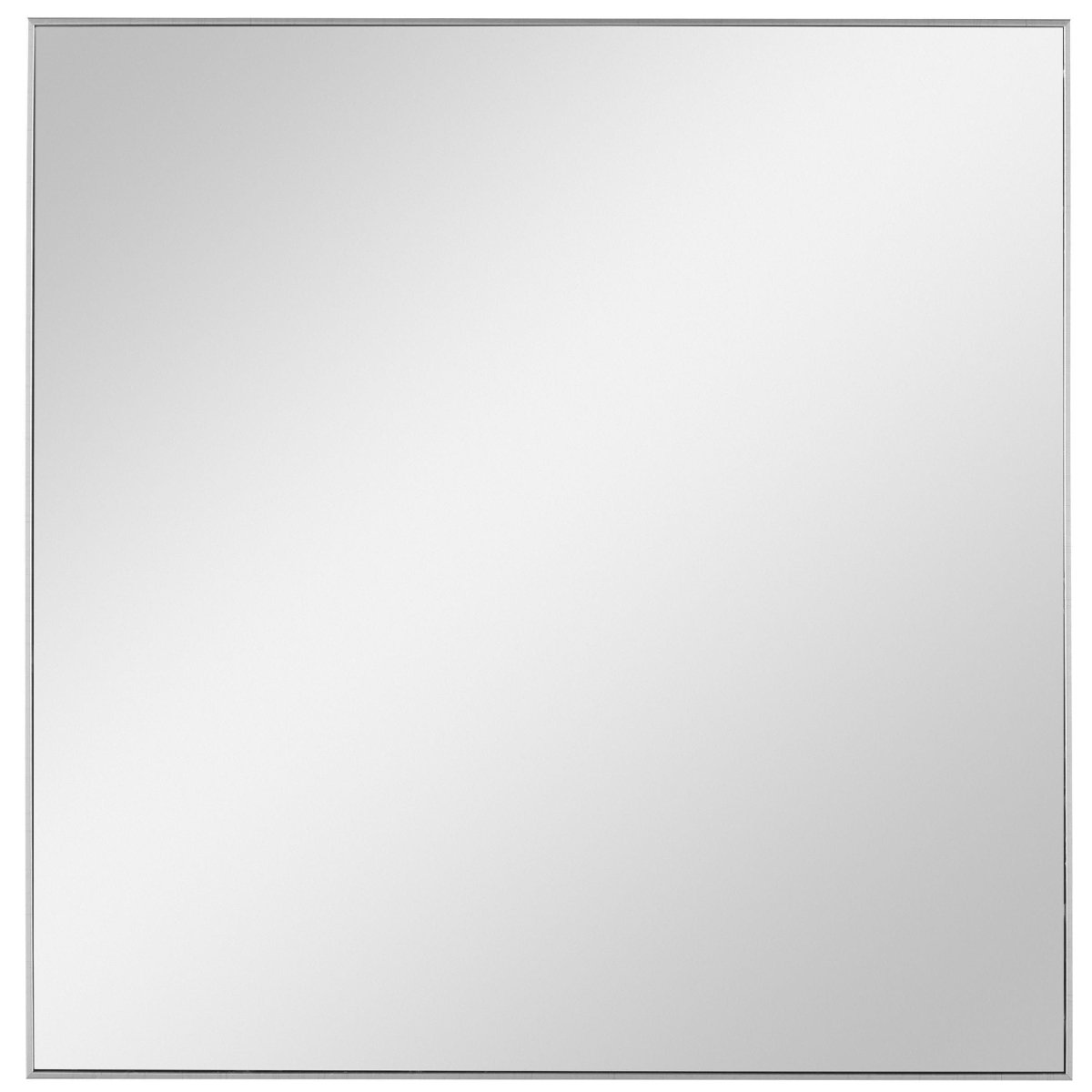 Alexa Sleek Silver Square Wall Mirror - Uttermost - Square Mirrors by Modest Hut