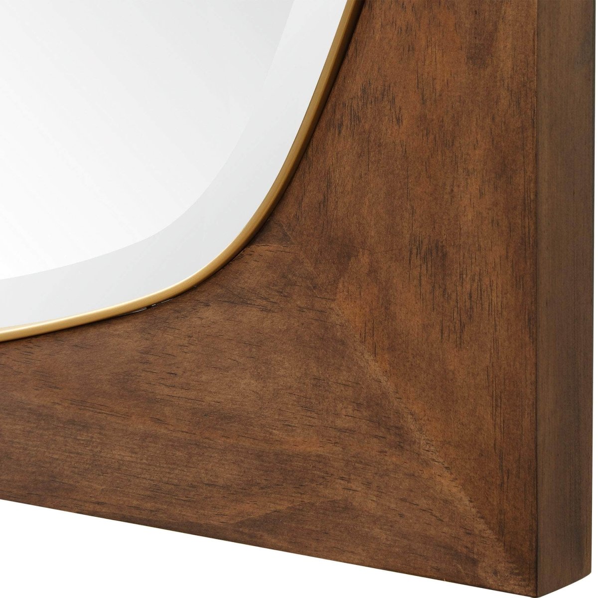 Garonne Square Walnut Mirror - Uttermost - Square Mirrors by Modest Hut