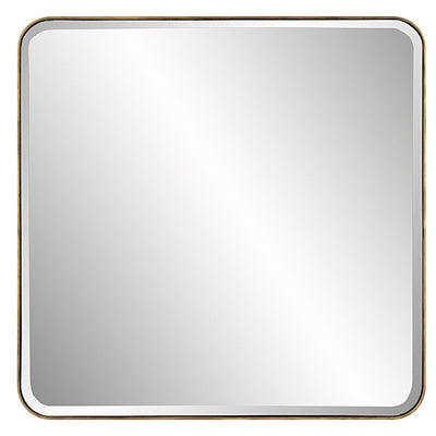 Hampshire Square Gold Mirror - Uttermost - Square Mirrors by Modest Hut
