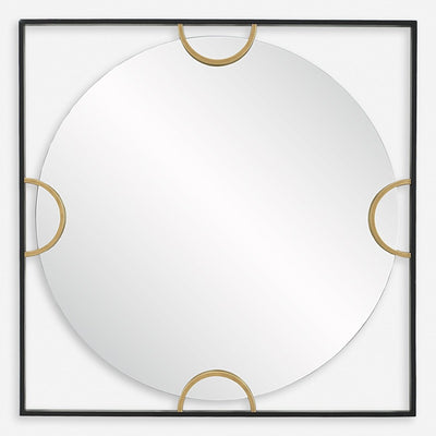 Hinson Square Mirror - Uttermost - Square Mirrors by Modest Hut
