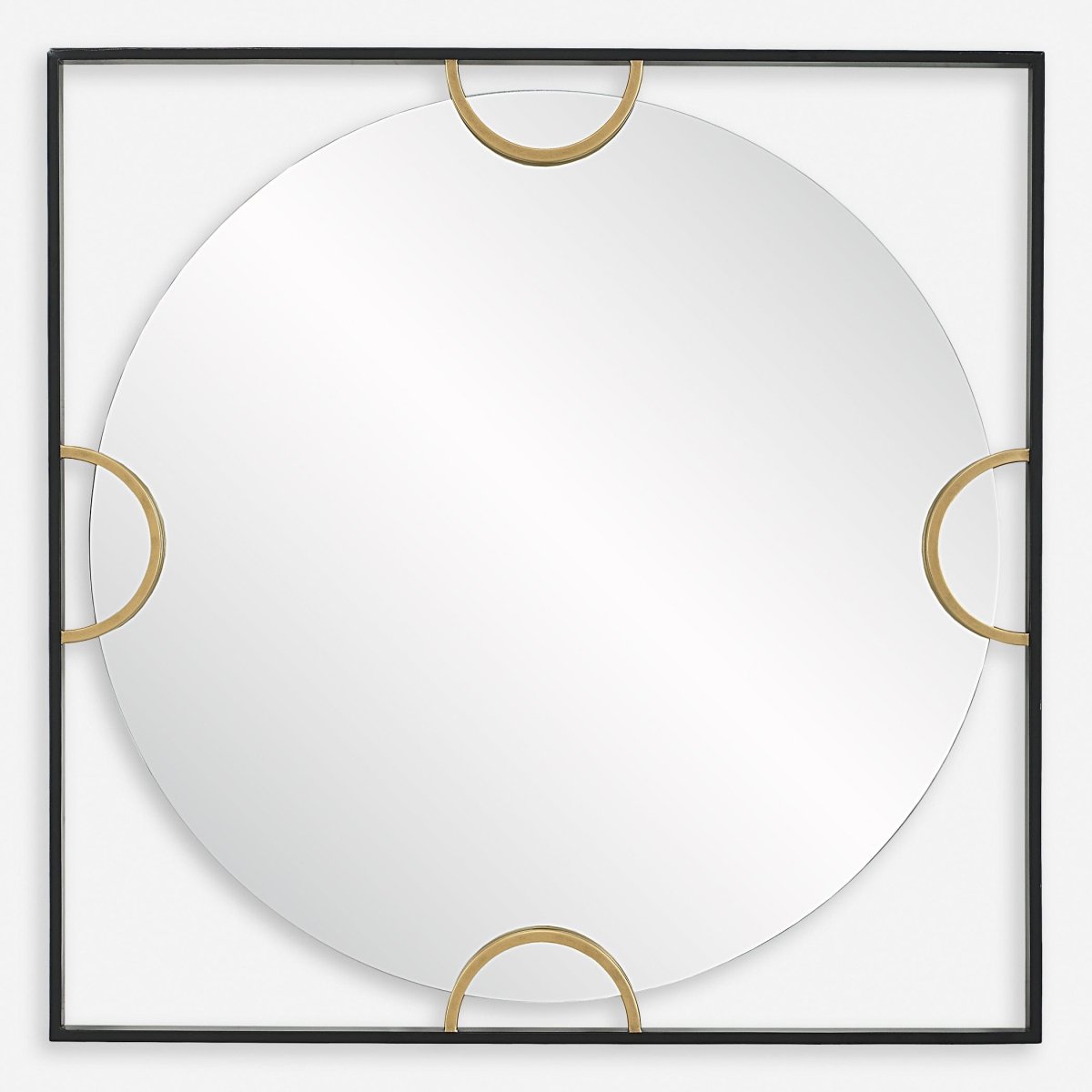 Hinson Square Mirror - Uttermost - Square Mirrors by Modest Hut