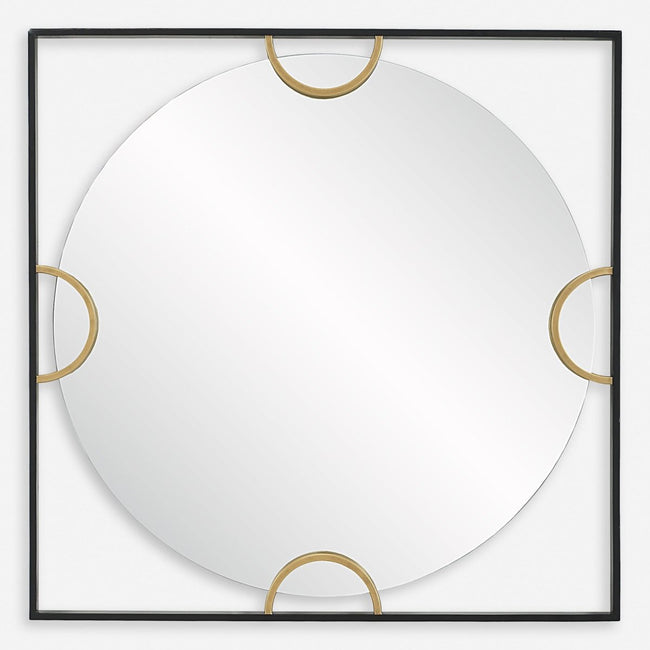 Hinson Square Mirror - Uttermost - Square Mirrors by Modest Hut