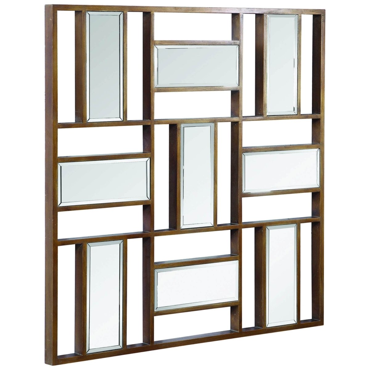 Nadina Wooden Framed Mirror - Uttermost - Square Mirrors by Modest Hut