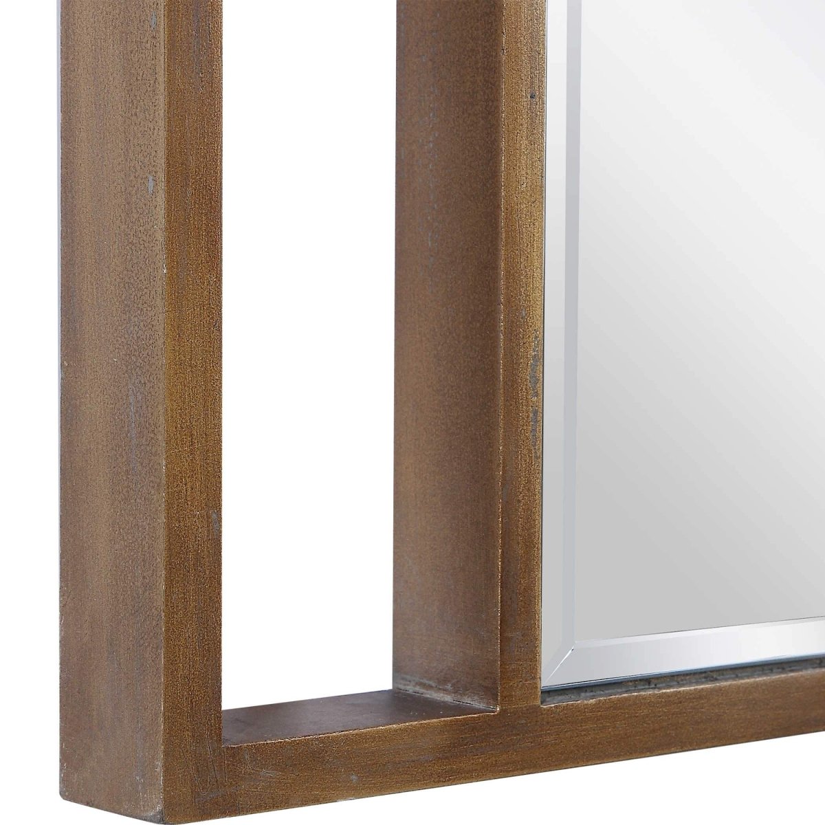 Nadina Wooden Framed Mirror - Uttermost - Square Mirrors by Modest Hut