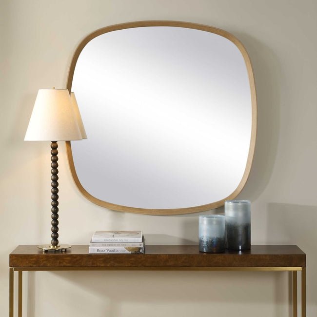 Novell Pinewood Mirror - Uttermost - Square Mirrors by Modest Hut