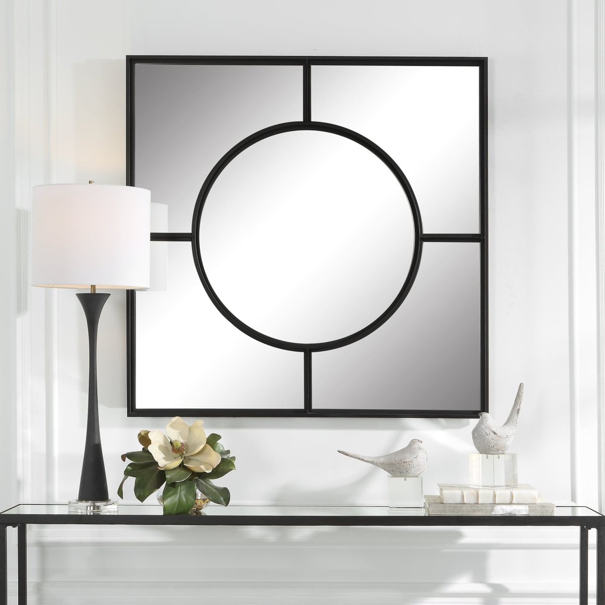 Spurgeon Square Window Mirror - Uttermost - Square Mirrors by Modest Hut