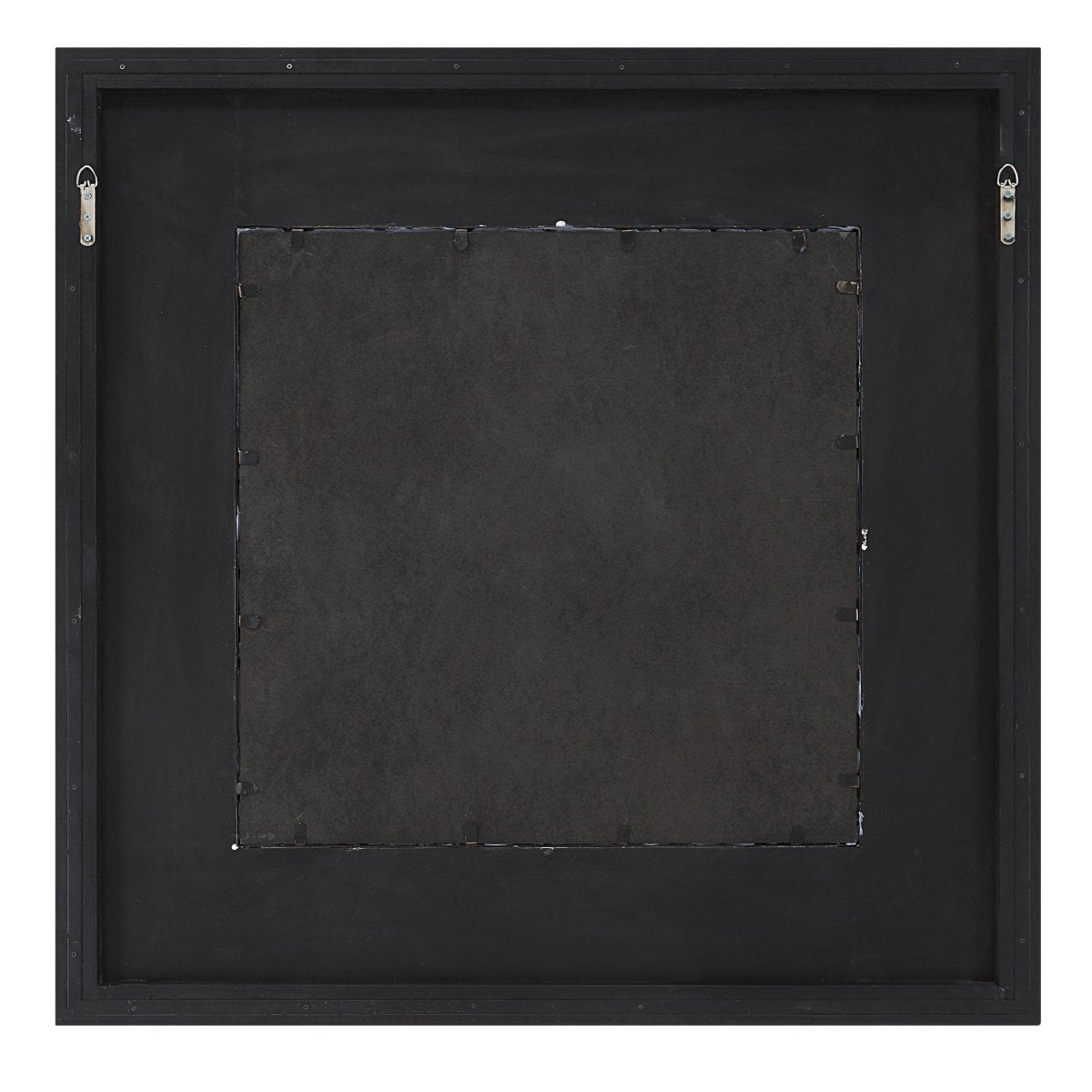 Wharton Whitewashed Square Mirror - Uttermost - Square Mirrors by Modest Hut