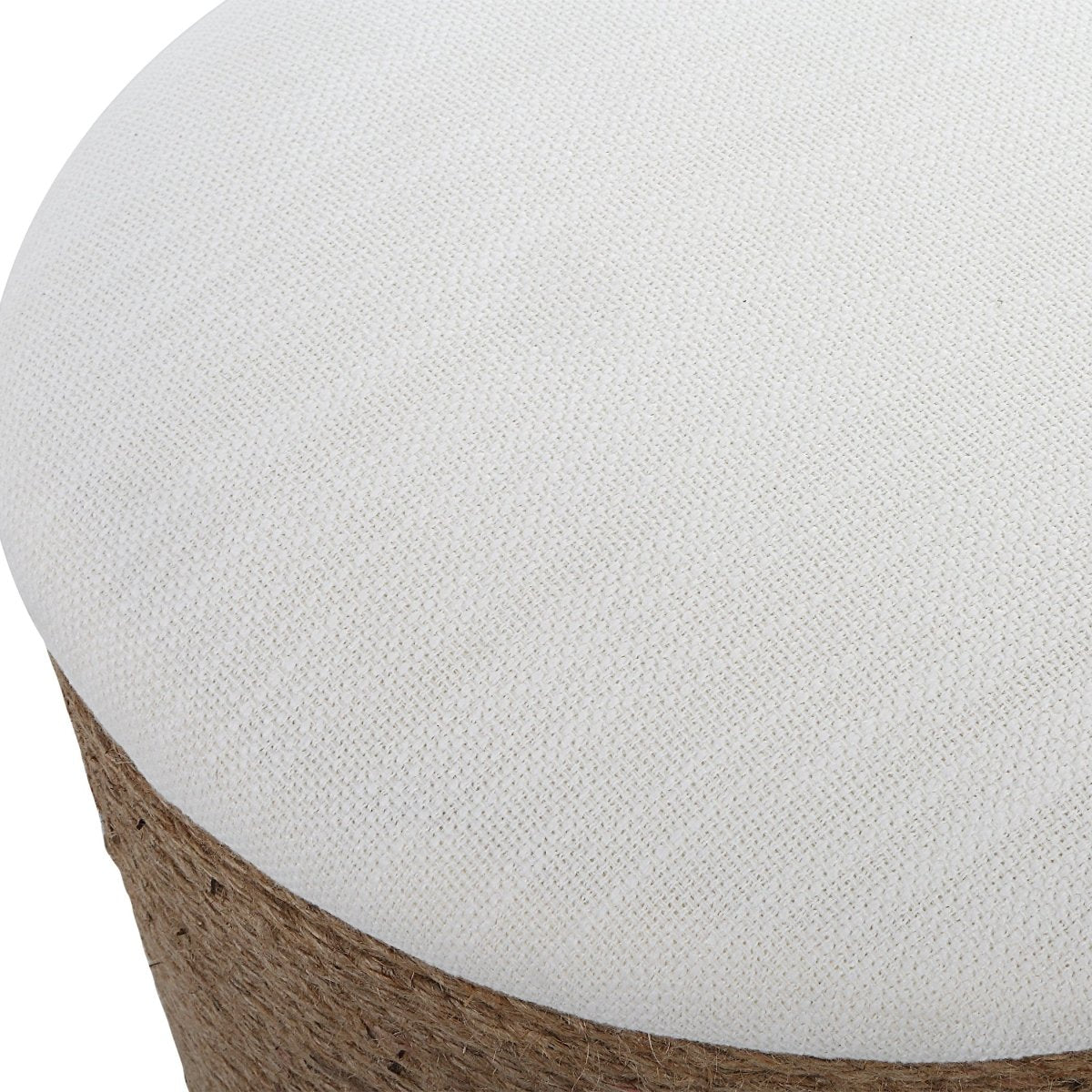 Textured Fabric Removable Top Stool - Uttermost - Stools by Modest Hut