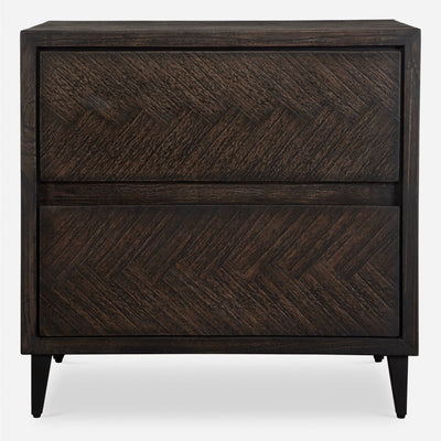 Abba Herringbone Accent Chest - Uttermost - Storage Chests by Modest Hut