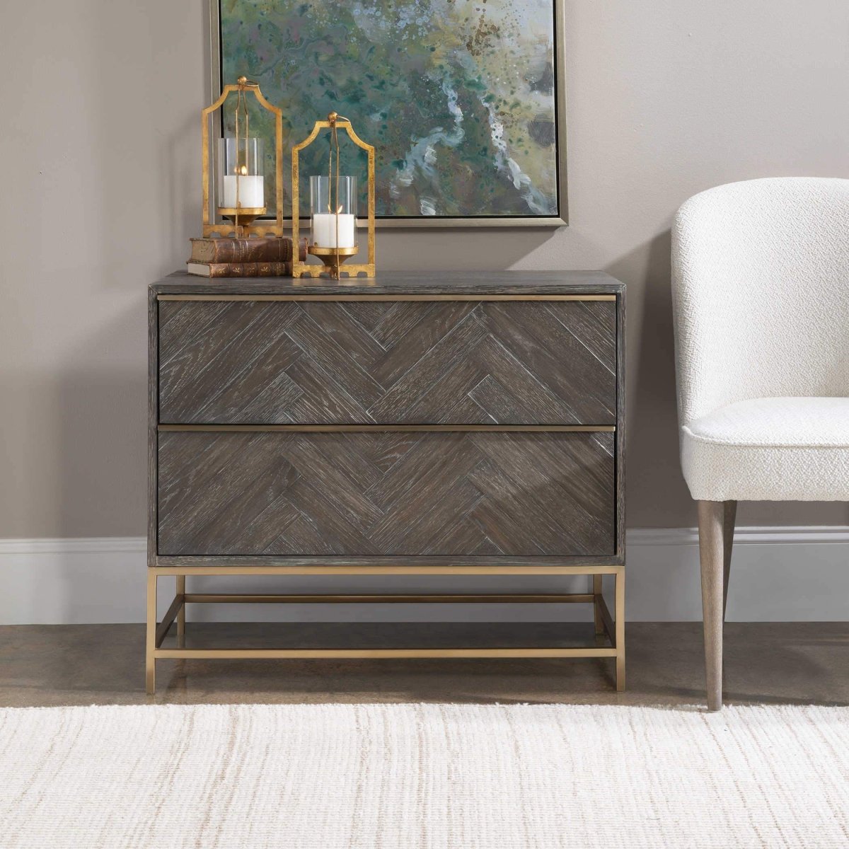 Armistead Two - drawer Chest - Uttermost - Storage Chests by Modest Hut