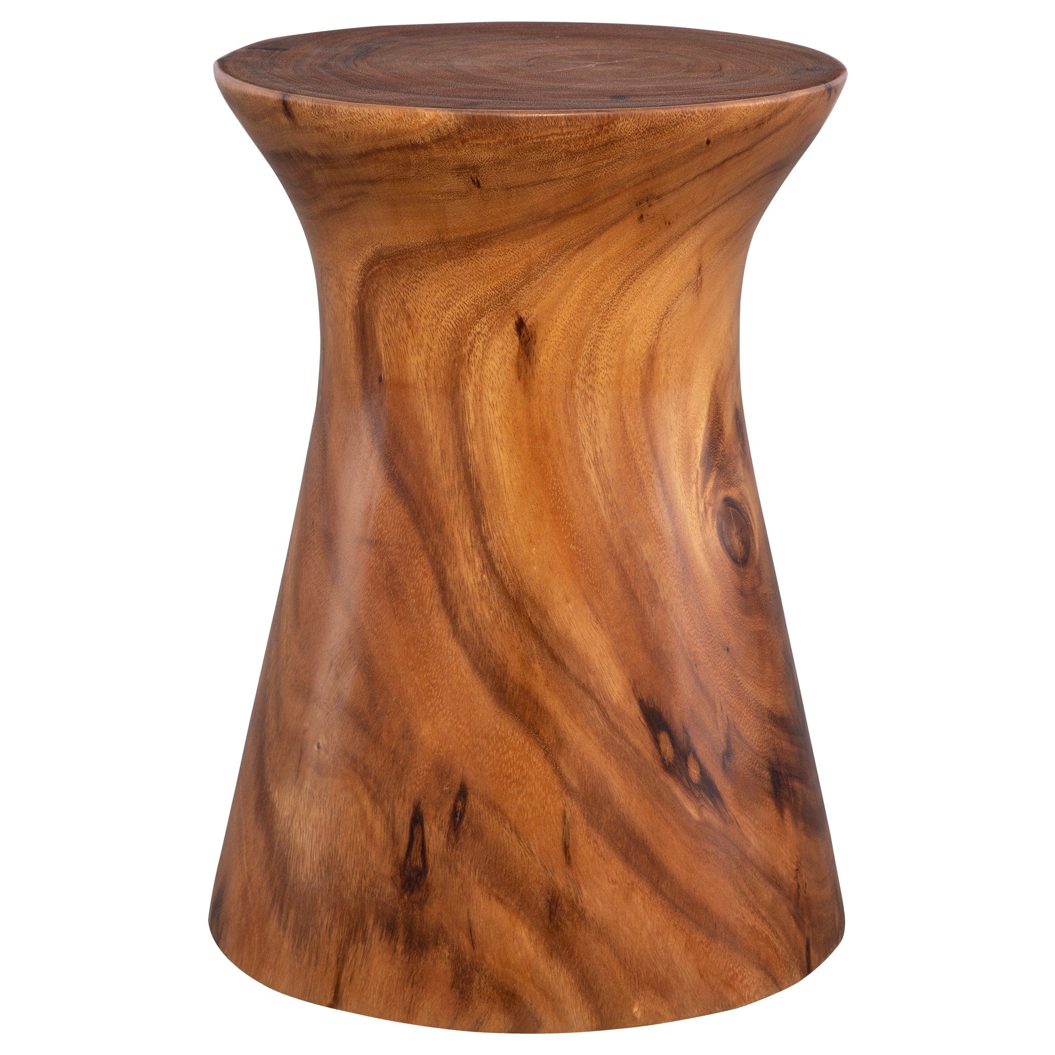 Swell Wooden Accent Table Uttermost