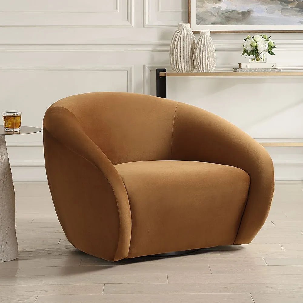 DeSoto Swivel Chair - Uttermost - Swivel Chairs by Modest Hut