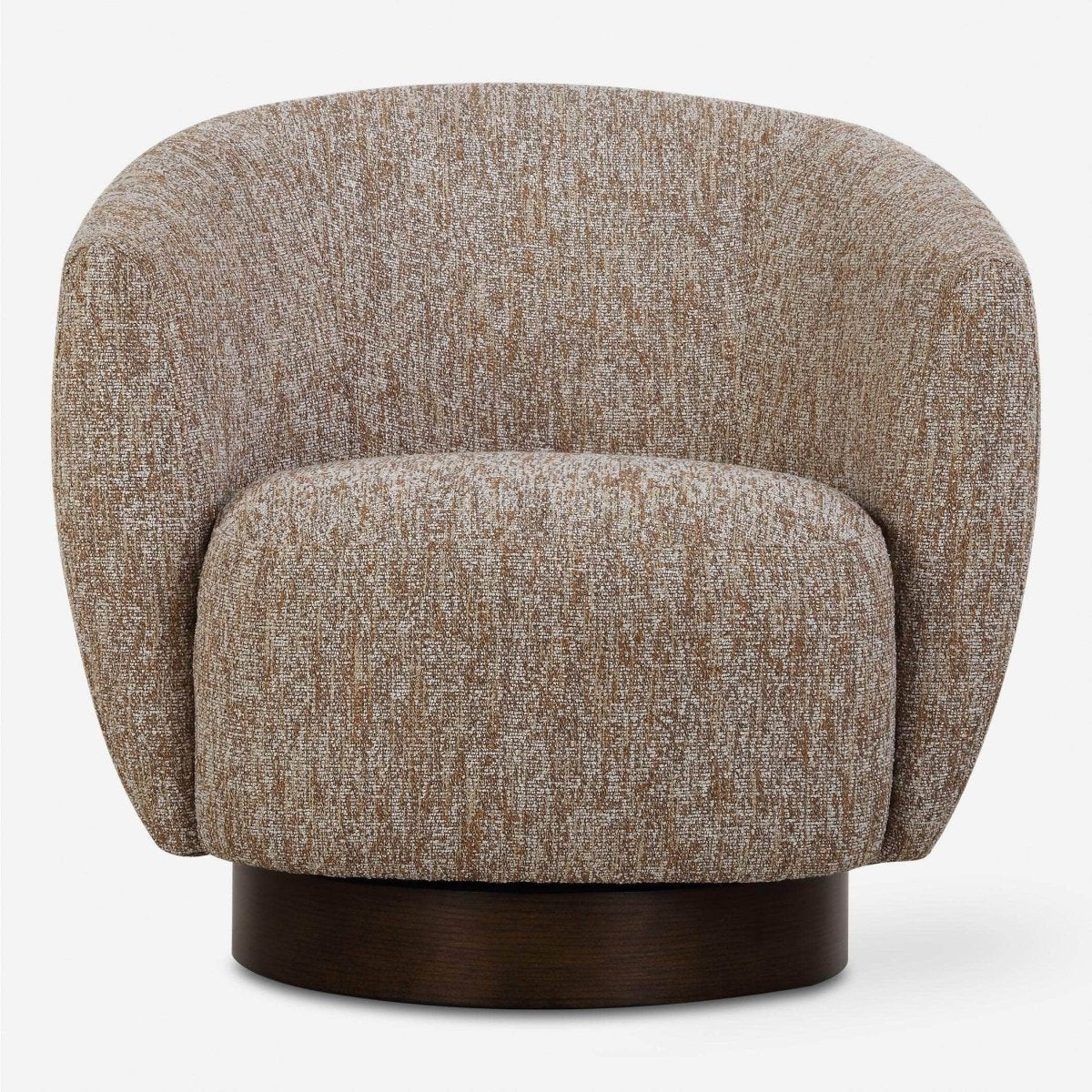 Dunes Fabric Swivel Chair - Uttermost - Swivel Chairs by Modest Hut