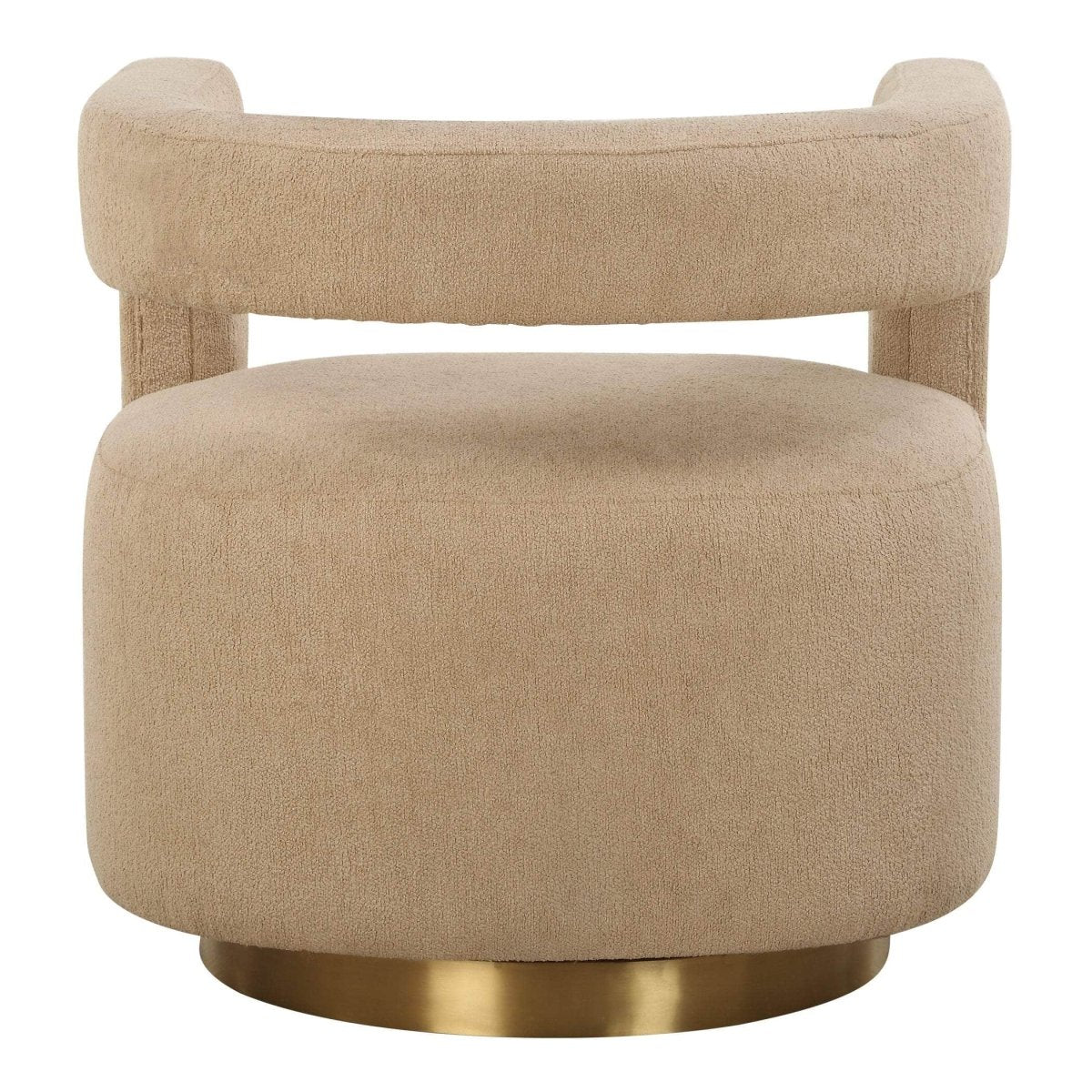 Grounded Modern Swivel Chair - Uttermost - Swivel Chairs by Modest Hut