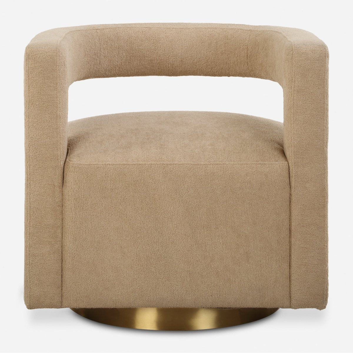 Grounded Modern Swivel Chair - Uttermost - Swivel Chairs by Modest Hut