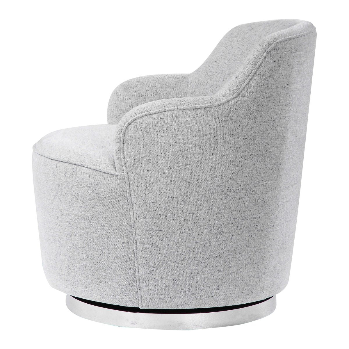 Hobart Swivel Chair - Uttermost - Swivel Chairs by Modest Hut