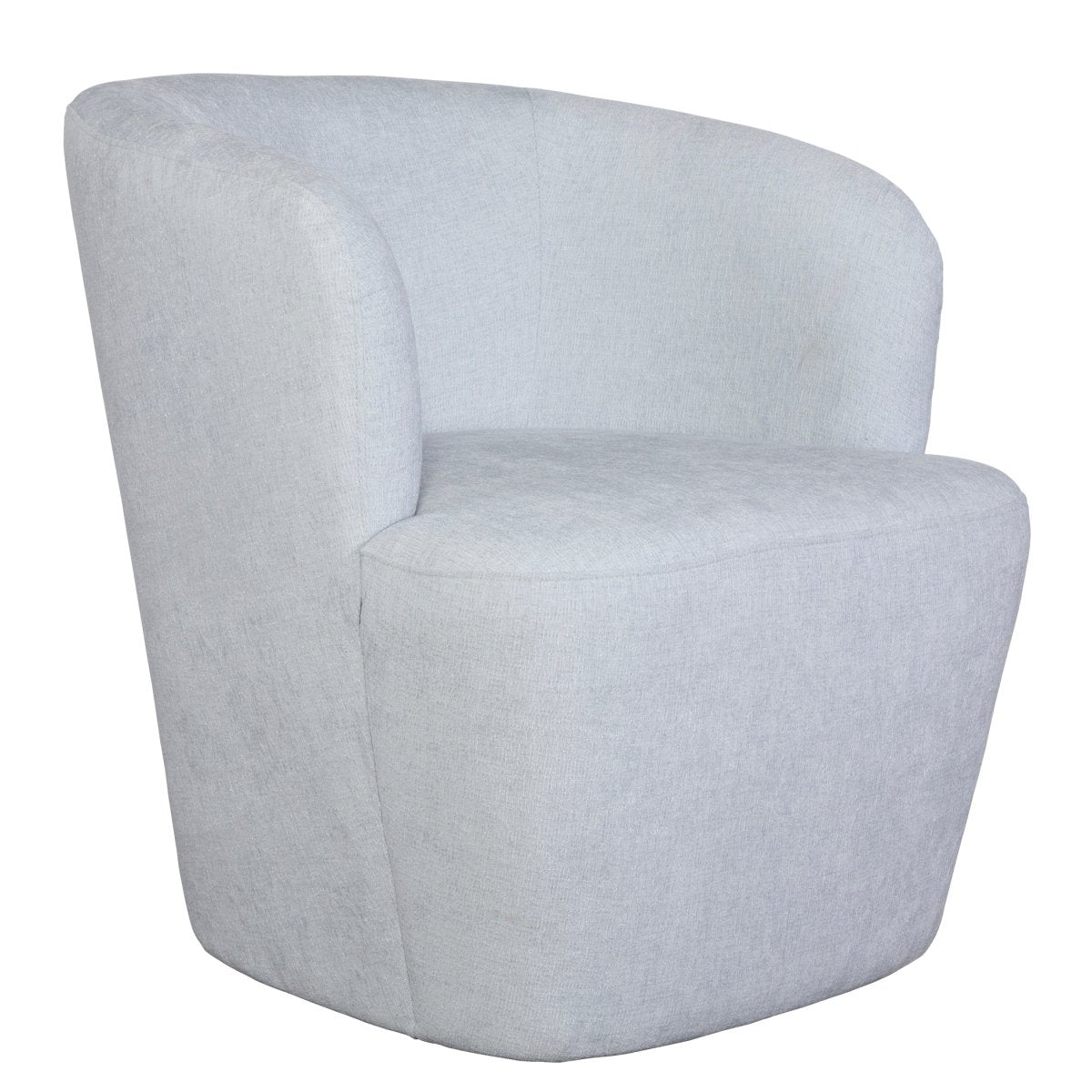 Mist Barrel Swivel Chair - Uttermost - Swivel Chairs by Modest Hut