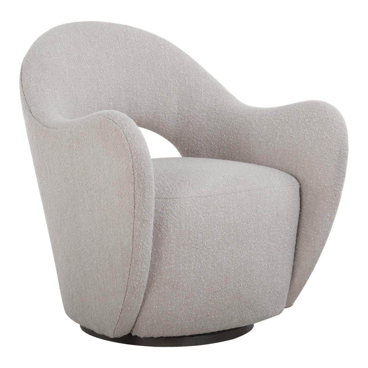 Wander Fabric Swivel Chair - Uttermost - Swivel Chairs by Modest Hut