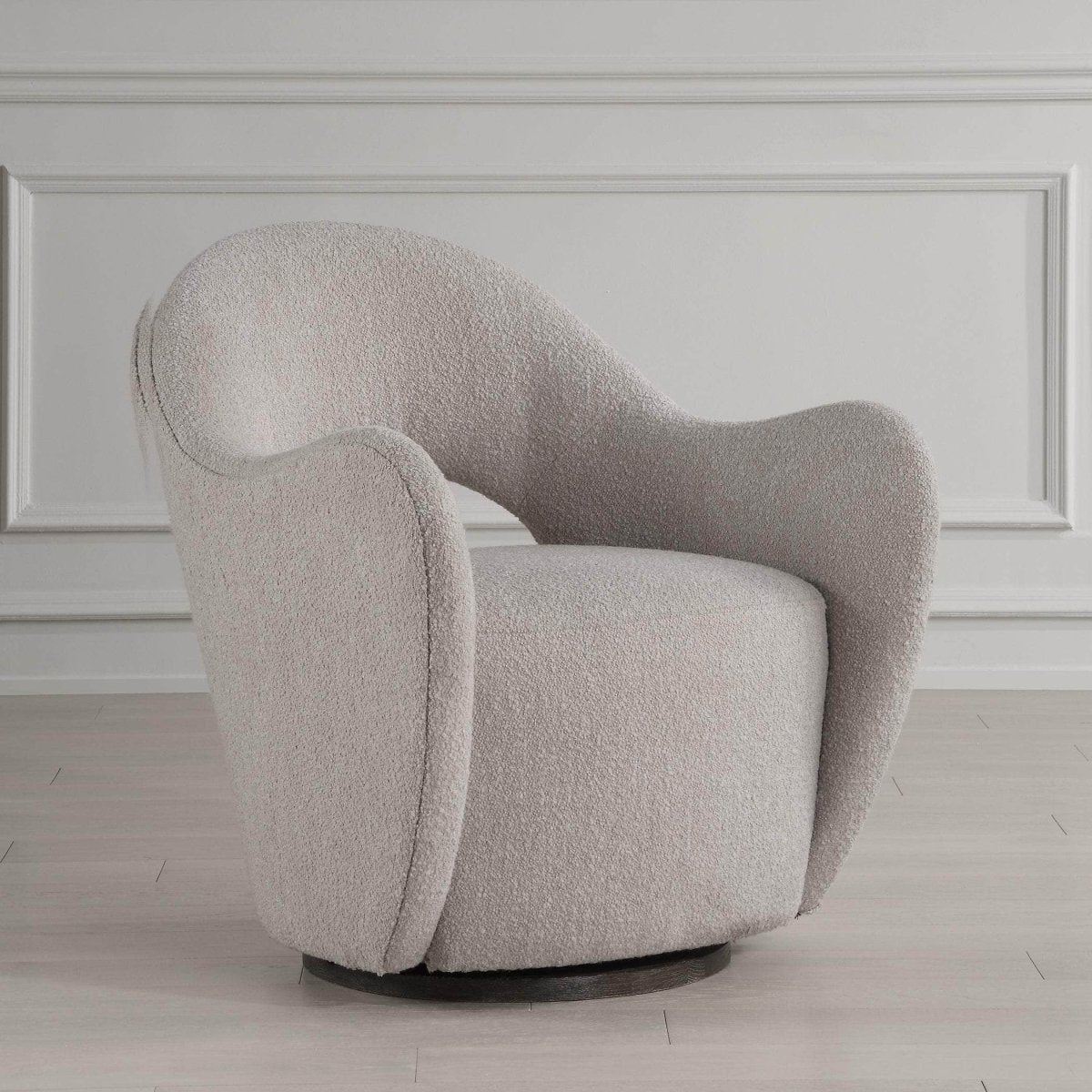 Wander Fabric Swivel Chair - Uttermost - Swivel Chairs by Modest Hut