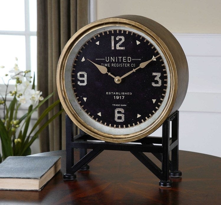 Torriana Table Clock - Uttermost - Table Clocks by Modest Hut