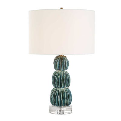 Bonaire Teal Blue Table Lamp - Uttermost - Table Lamp by Modest Hut