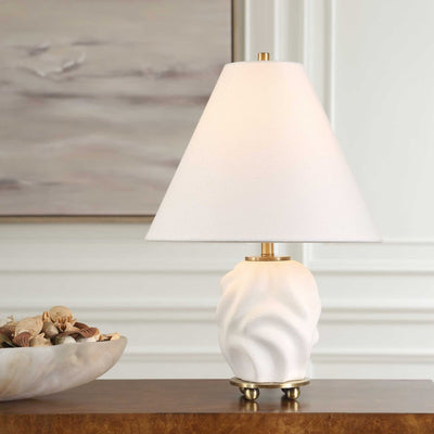 Bora White Accent Lamp - Uttermost - Table Lamp by Modest Hut