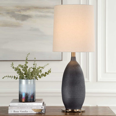 Bower Matt Black Table Lamp - Uttermost - Table Lamp by Modest Hut