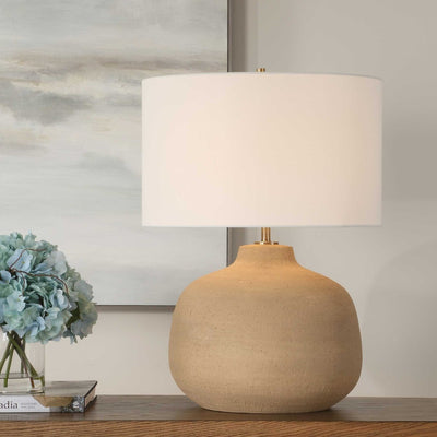 Cline Terracotta Table Lamp - Uttermost - Table Lamp by Modest Hut