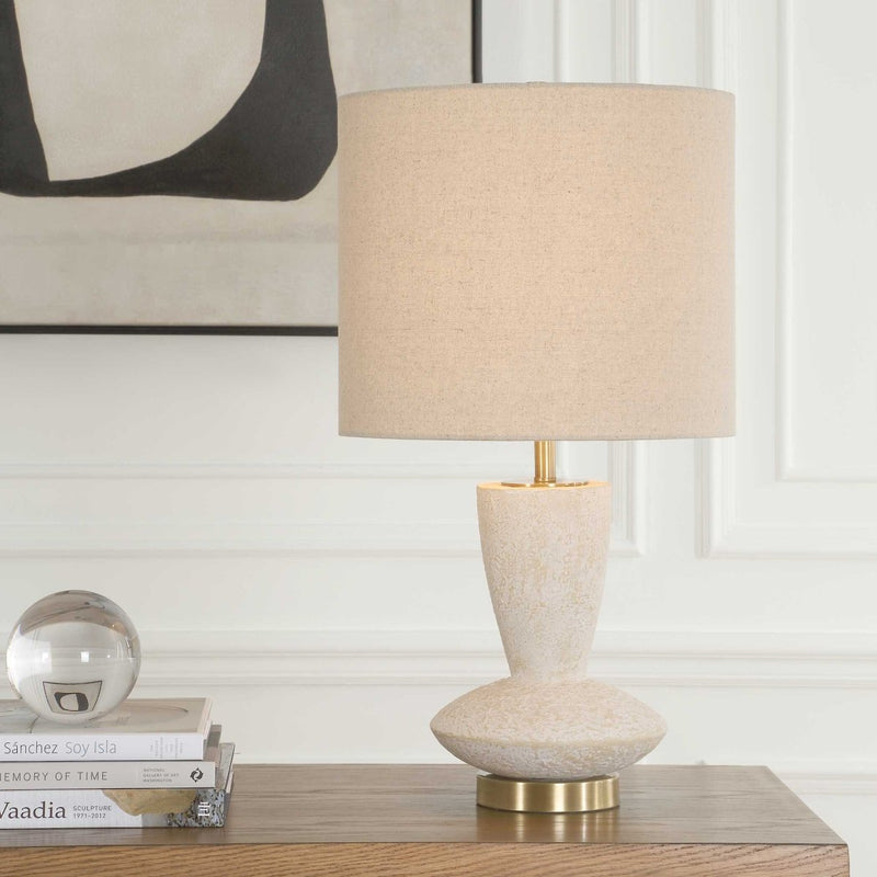 Doreyn Ivory Table Lamp - Uttermost - Table Lamp by Modest Hut