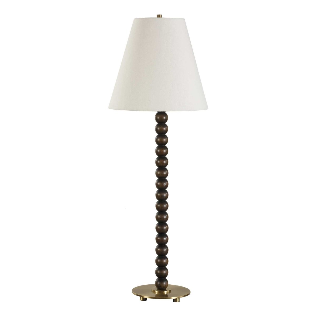 Gallus Wood Spheres Table Lamp - Uttermost - Table Lamp by Modest Hut
