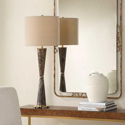 Jameson Marble Cones Table Lamp - Uttermost - Table Lamp by Modest Hut